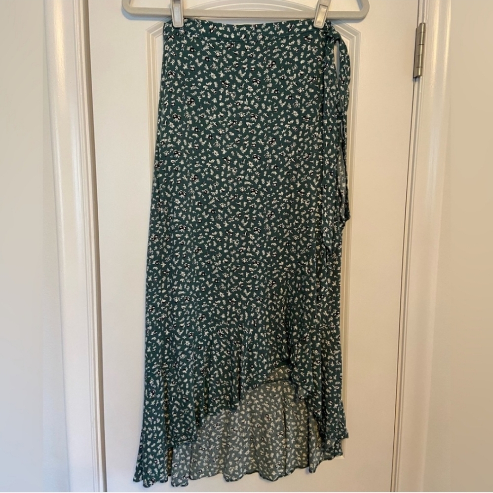 Abercrombie & Fitch Floral Midi Slit Skirts *Set of Two*